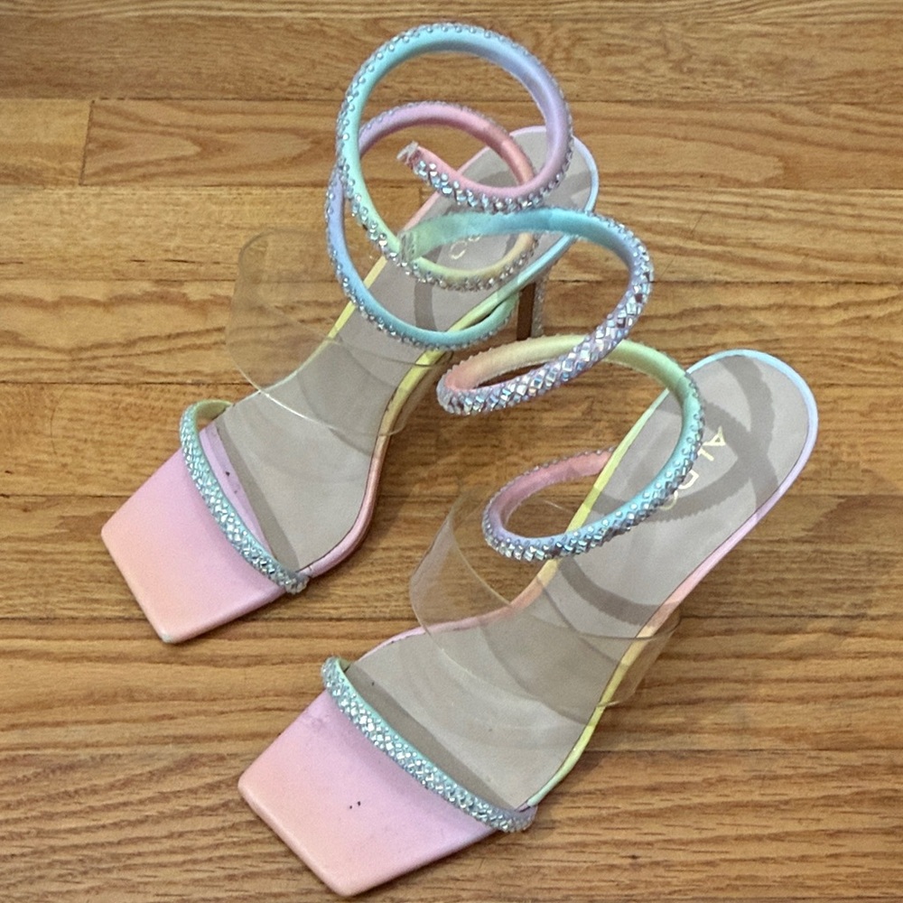 Aldo Pastel Strappy Heels